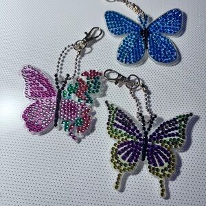 Colorful Butterfly Keychains